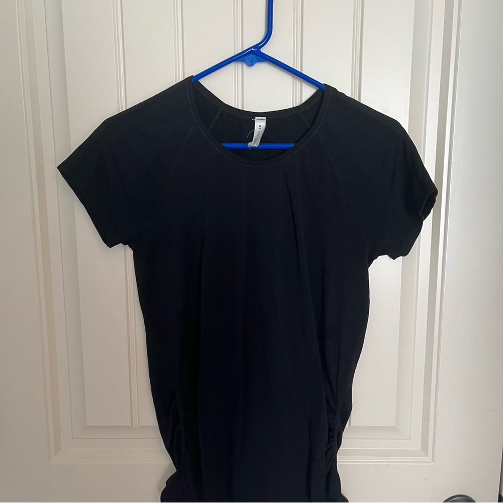 Athleta Speedtight Black Athletic Shirt Size M